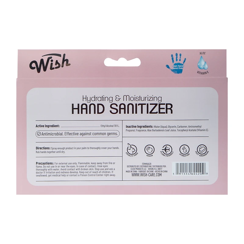 Wish Hand Sanitizer 3-Pack (Styles May Vary)