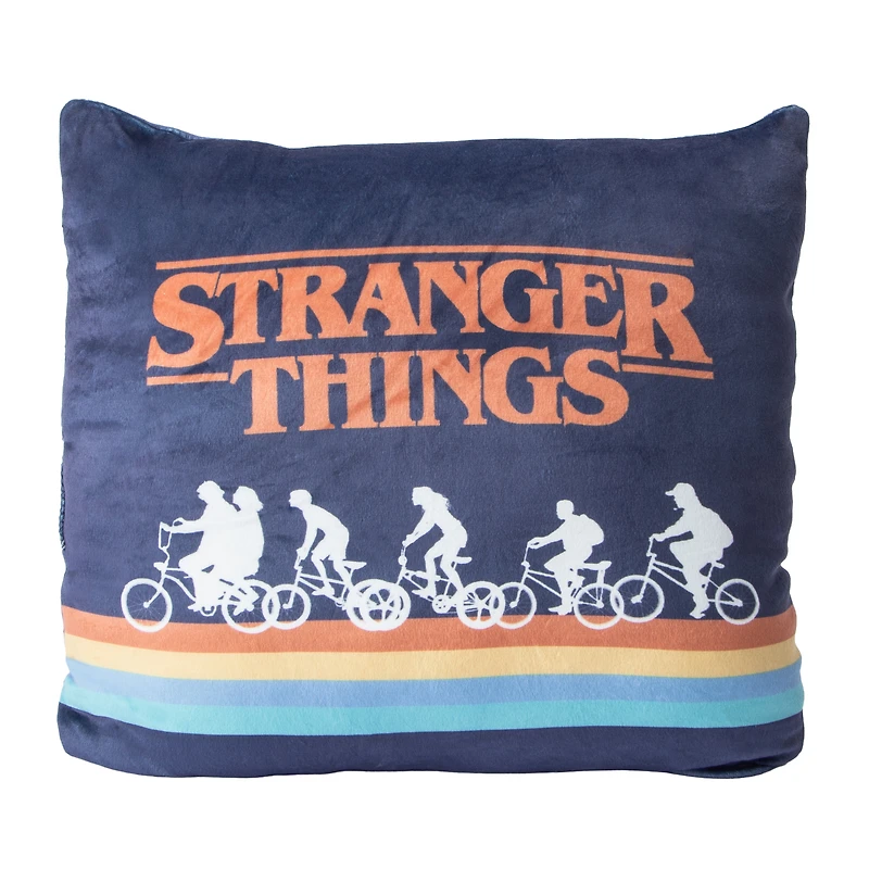 Netflix Stranger Things Hawkins Squish Pillow 14inx14in