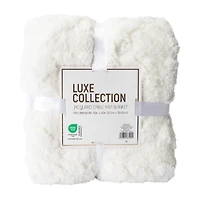 Luxe Collection Jacquard Cable Knit Blanket 50in x 60in