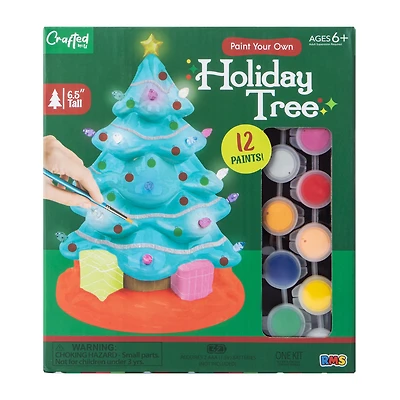 Christmas Paint Your Own Holiday Tree Set