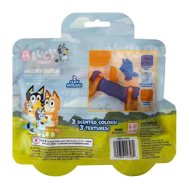 Bluey™ Mixy Squish Textured Air Dry Clay Set