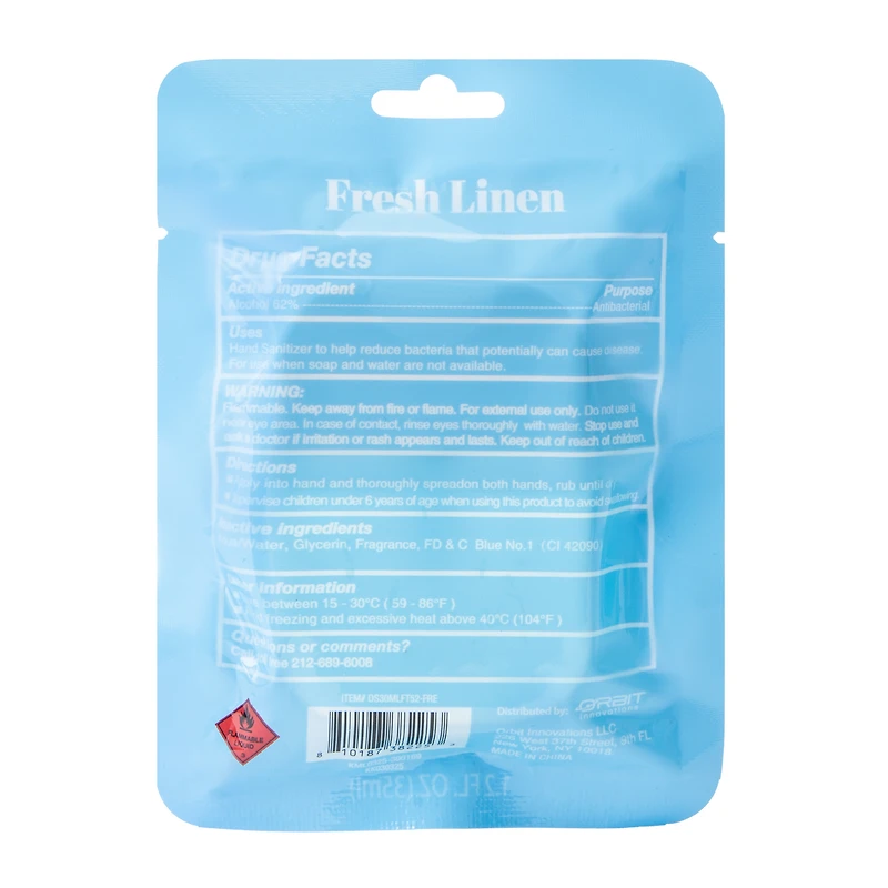 Fresh Linen Hand Sanitizer 1.2oz