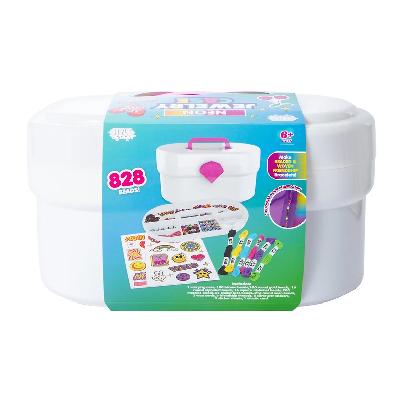 Style My Way Neon Jewelery Case Set