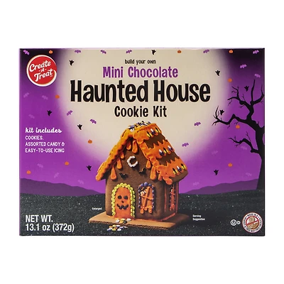 Create-A-Treat™ Build Your Own Mini Chocolate Haunted House Cookie Kit 13.1oz