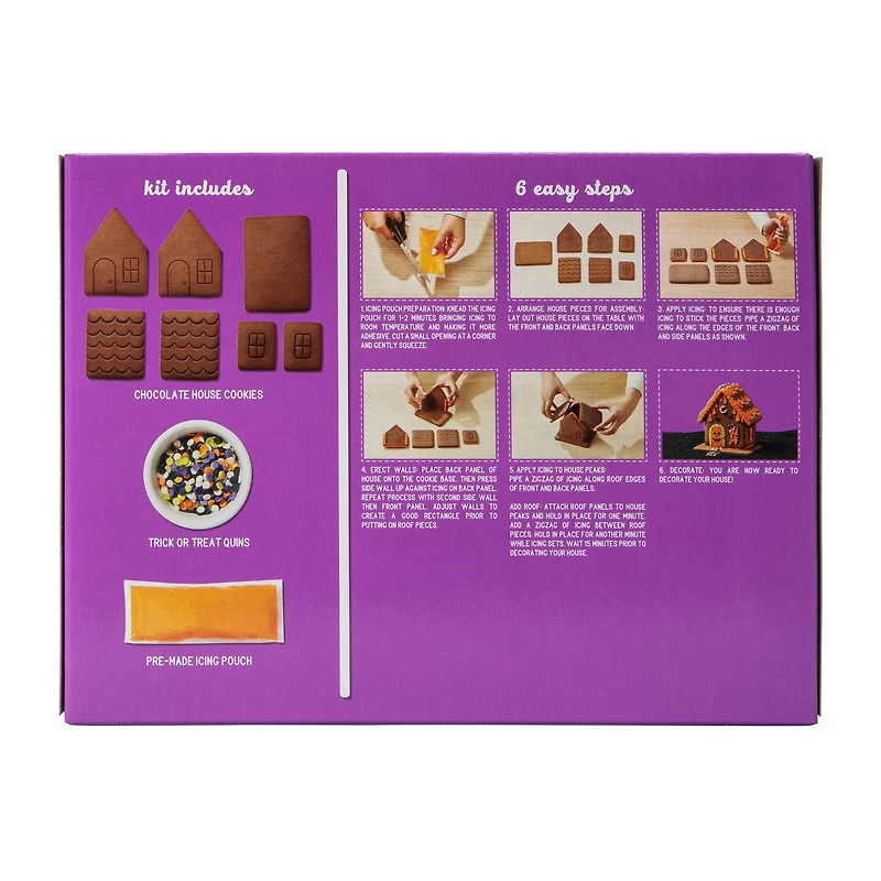 Create-A-Treat™ Build Your Own Mini Chocolate Haunted House Cookie Kit 13.1oz