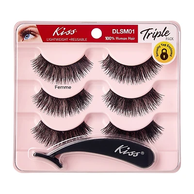 Kiss® Femme Eyelashes Triple Pack