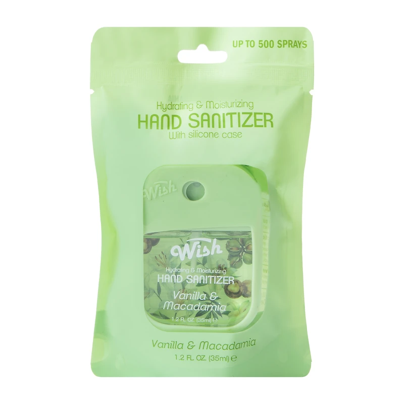 Wish Hand Sanitizer With Silicone Case 1.2oz (Styles May Vary)