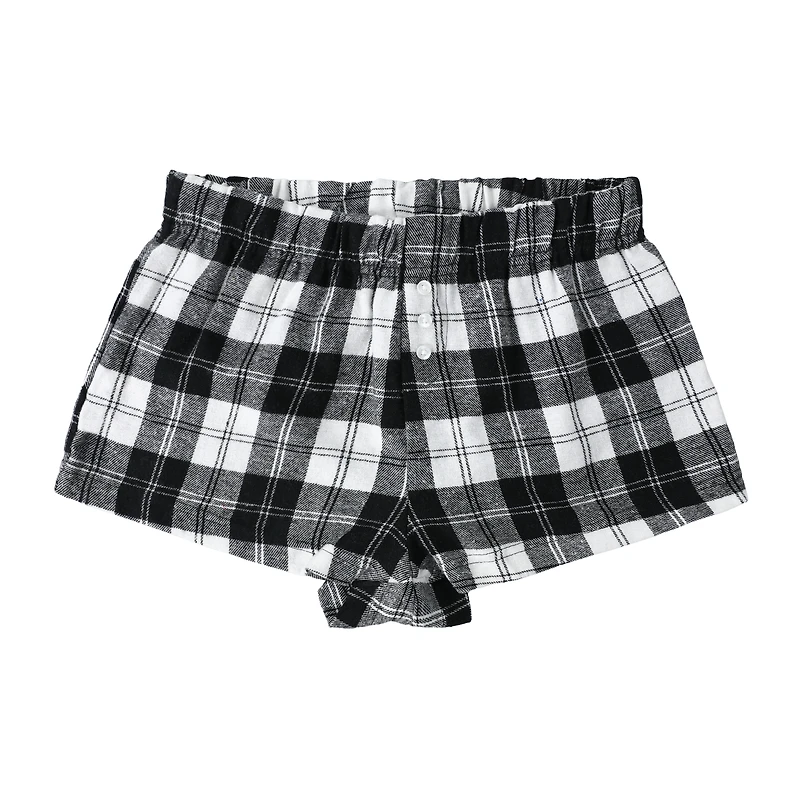 Juniors Flannel Shorts