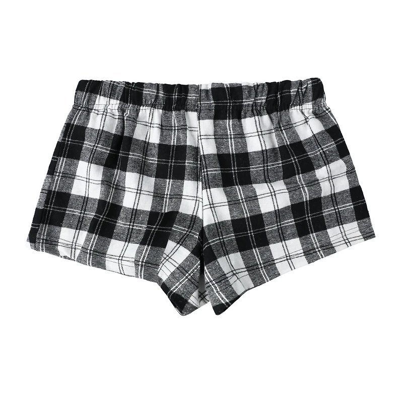 Juniors Flannel Shorts