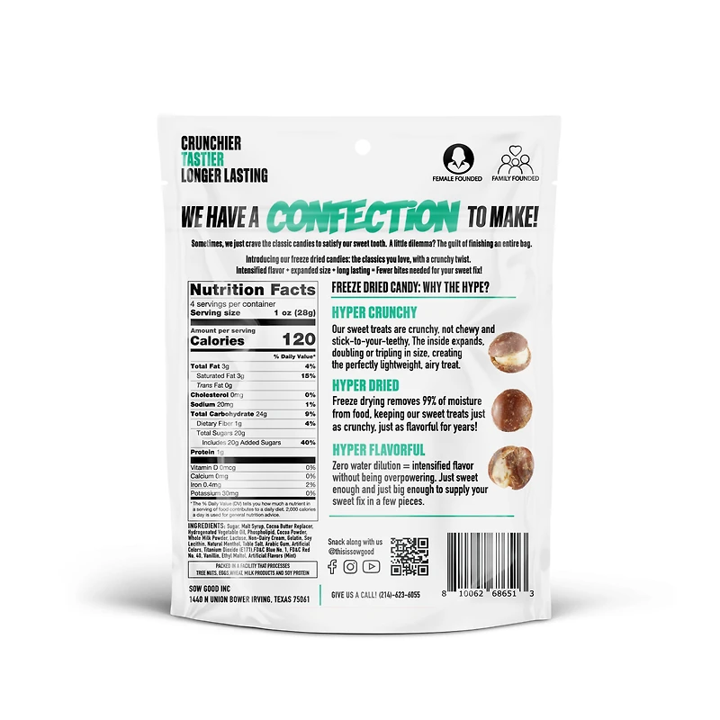 Sow Good Freeze Dried Mint To Be Candy 4oz