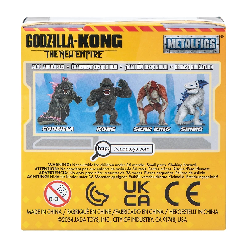 Metalfigs® Godzilla X Kong Die-Cast Figure Keychain