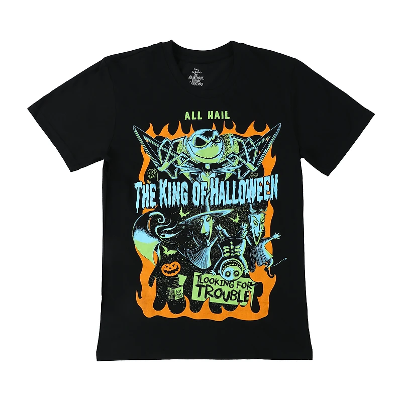 Disney Tim Burton's The Nightmare Before Christmas King Of Halloween Graphic Tee