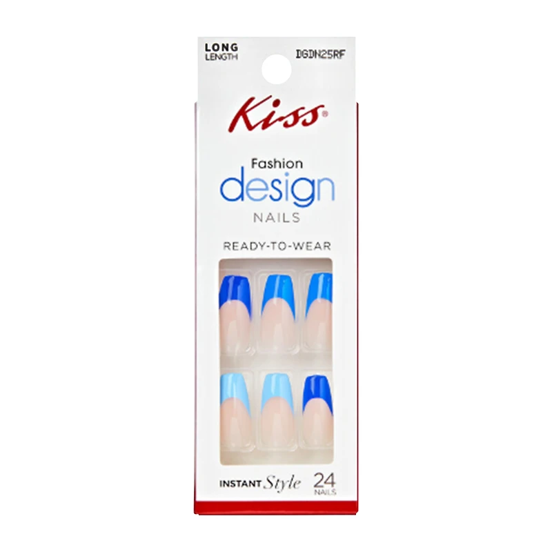 Kiss® Design Nails Long Length 24-Pack