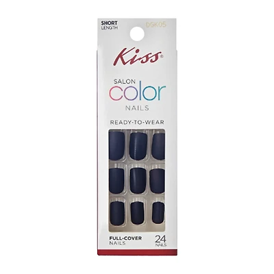 Kiss® Salon Color Nails Short Length 24-Pack