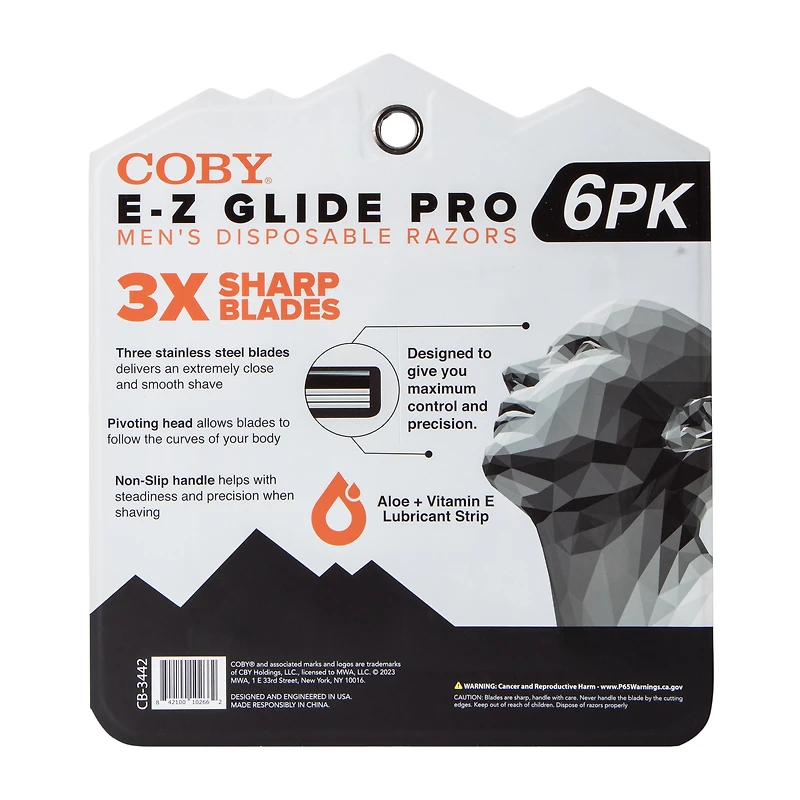 Coby® E-Z Glide Pro Men's Disposable Razors Value Pack