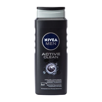 Nivea Men Active Clean 3in1 Shower Gel