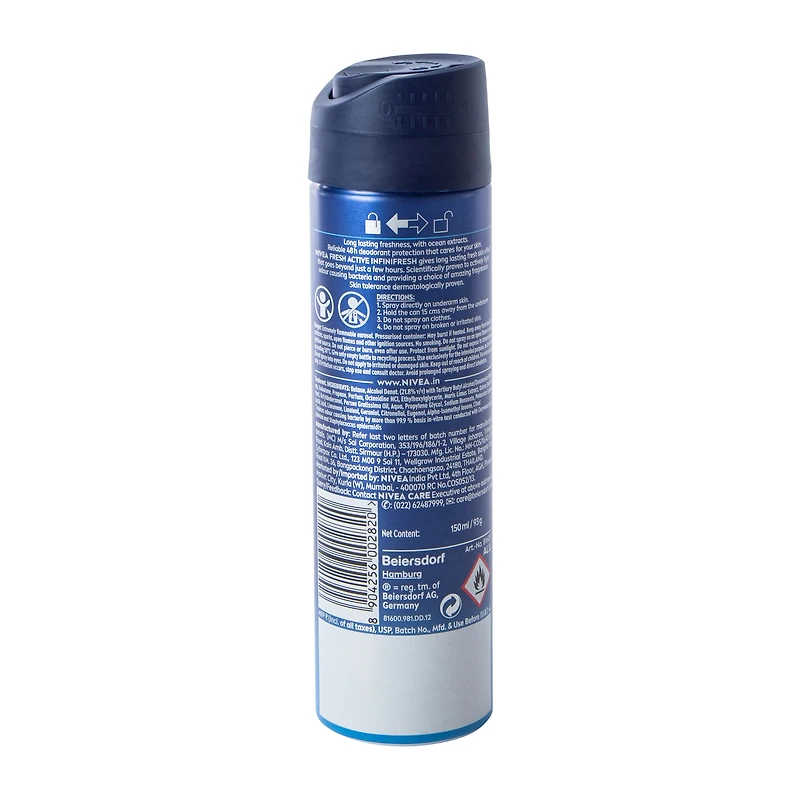 Nivea Men Fresh Active Deodorant 5oz