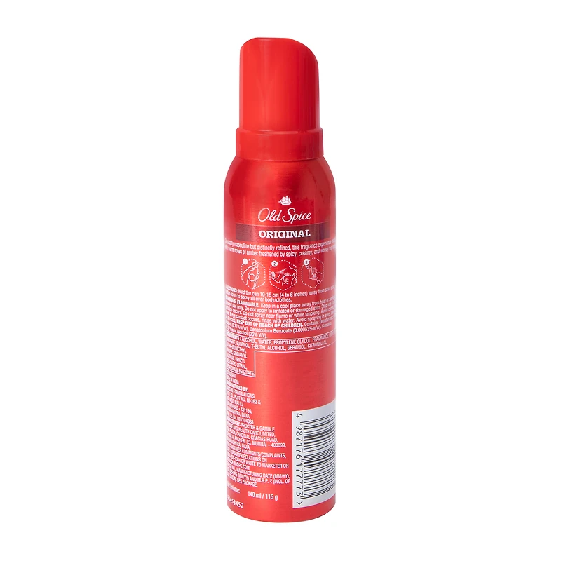 Old Spice Original Deodorant Body Spray 4oz
