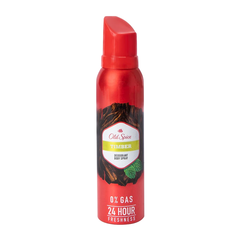 Old Spice Timber Deodorant Body Spray 4oz