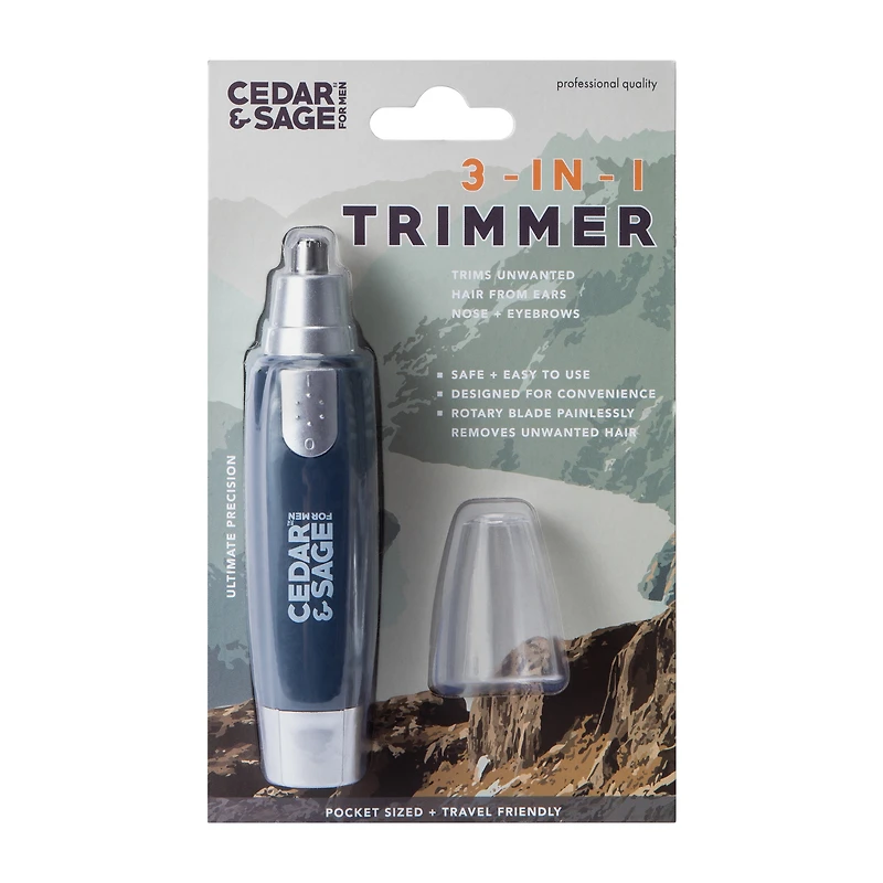 Cedar & Sage™ 3-In-1 Trimmer For Men