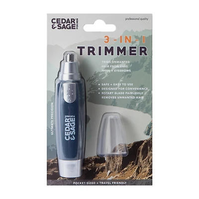 Cedar & Sage™ 3-In-1 Trimmer For Men