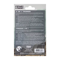 Cedar & Sage™ 3-In-1 Trimmer For Men