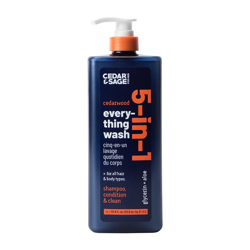 Cedar & Sage™ 5-In-1 Everything Wash For Men 33.8oz