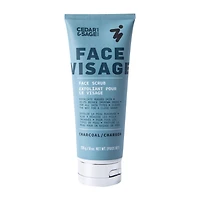 Cedar & Sage® Face Visage Face Scrub Charcoal For Men 8oz