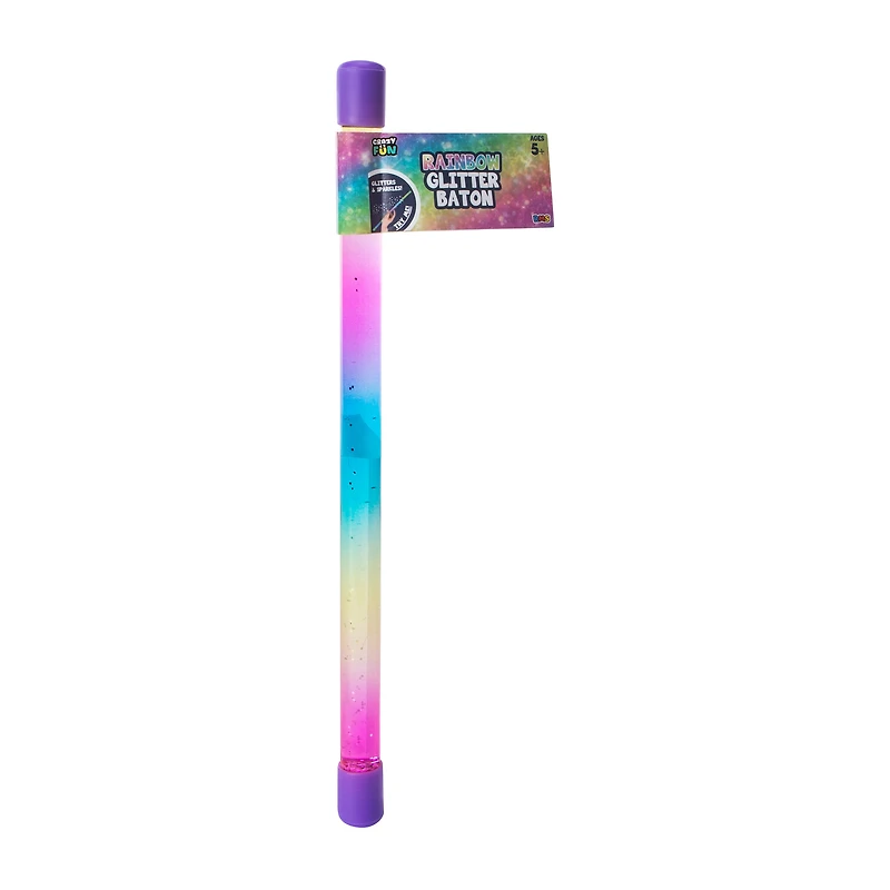 Rainbow Glitter Baton
