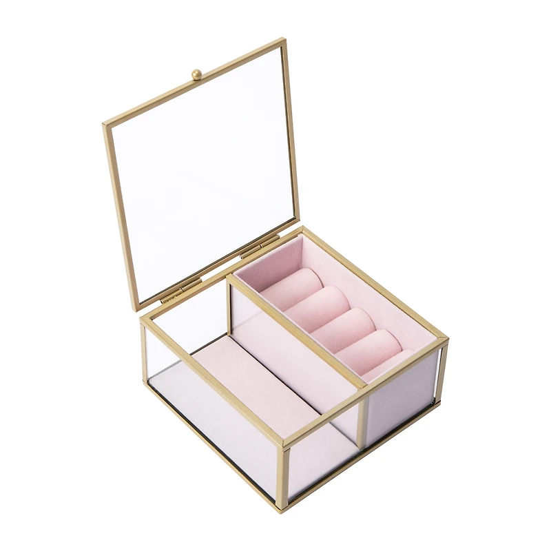 Glass Jewelry Box