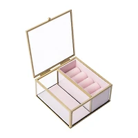 Glass Jewelry Box