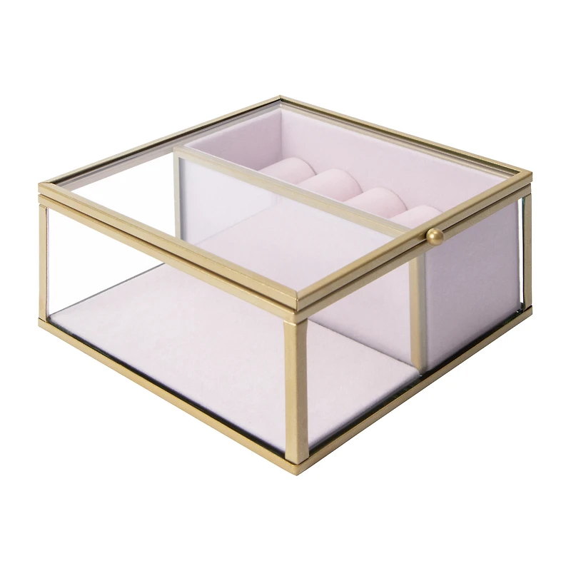Glass Jewelry Box