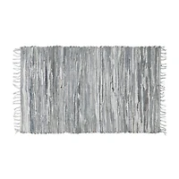 Tonal Grey Chindi Rug 30inx50in