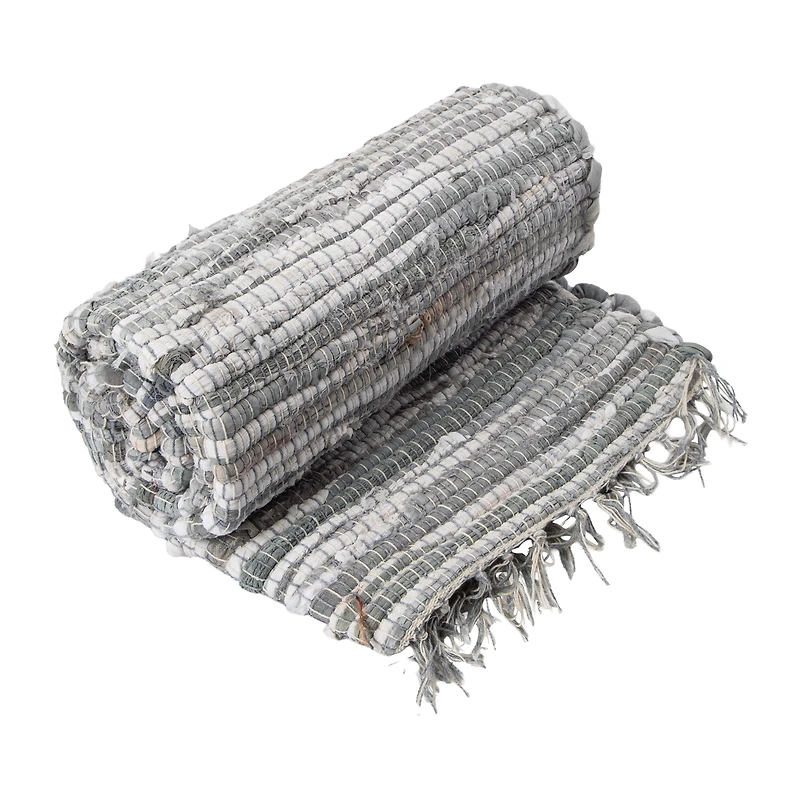 Tonal Grey Chindi Rug 30inx50in