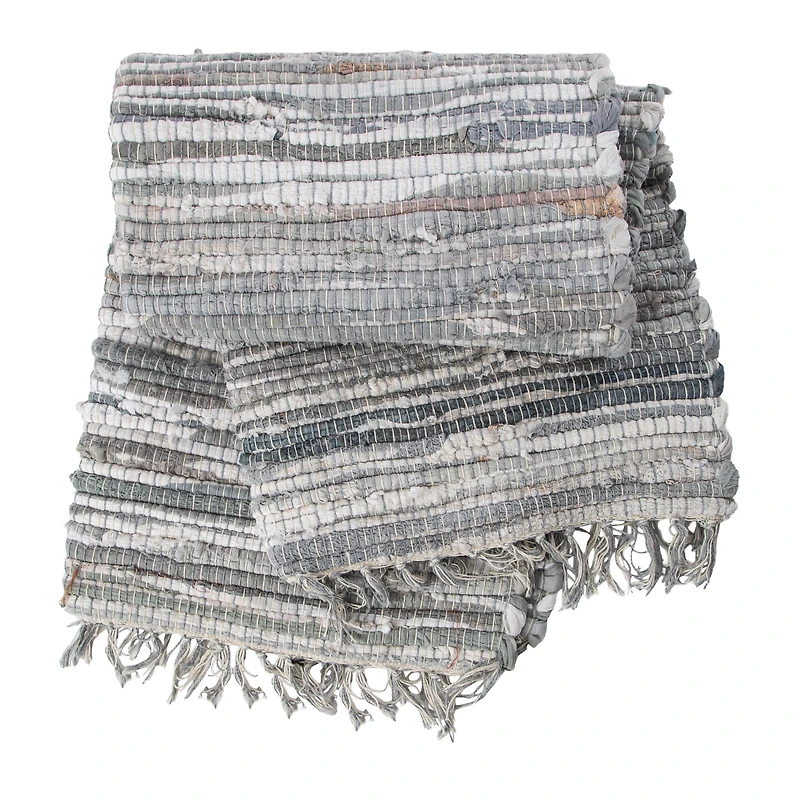 Tonal Grey Chindi Rug 30inx50in