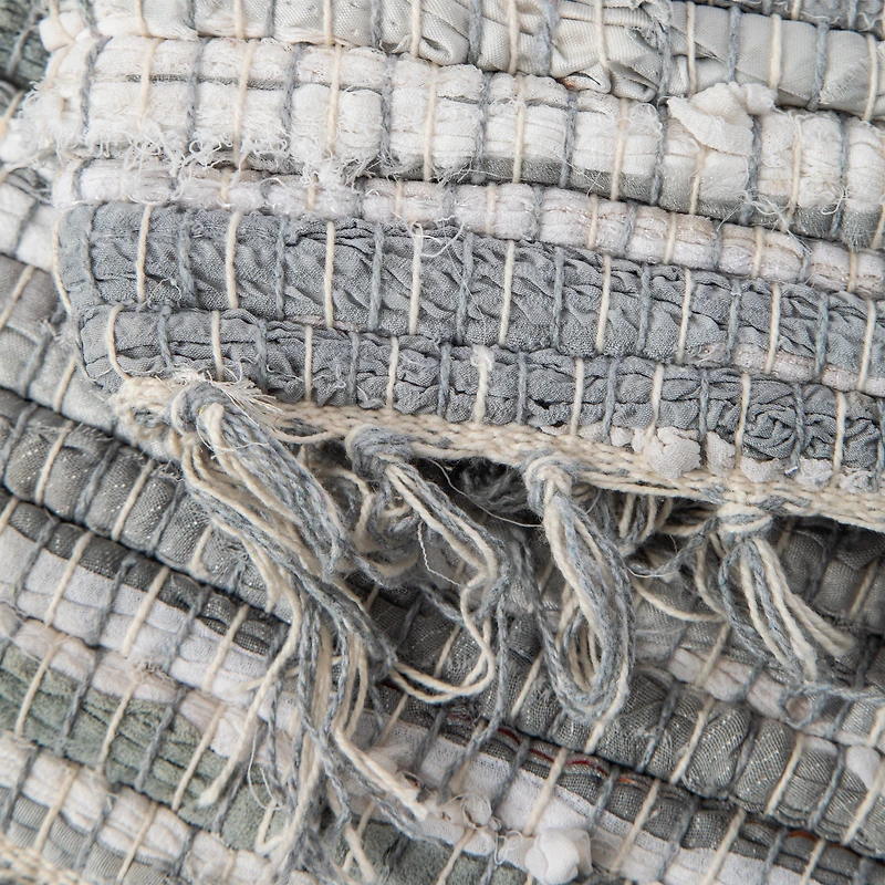 Tonal Grey Chindi Rug 30inx50in