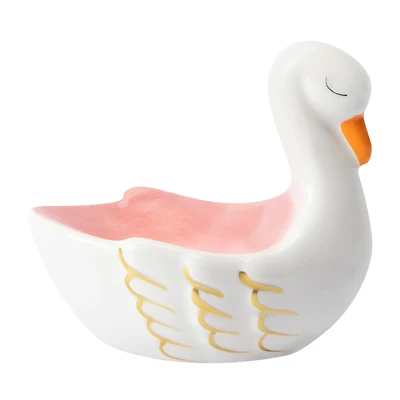Ceramic Swan Trinket Tray