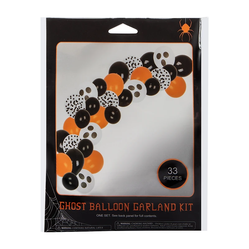 Halloween Ghost Balloon Garland Kit
