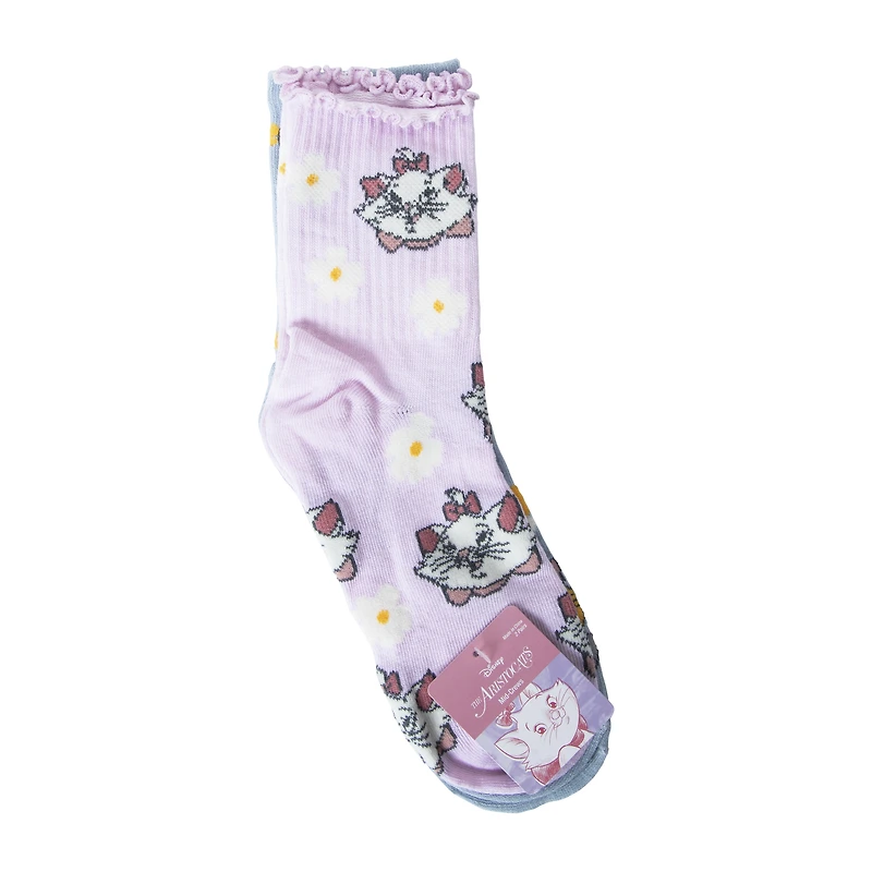 Branded Girls Mid-Crew Socks 2-Pack
