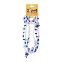 Disney Stitch Necklace & Bracelet Set
