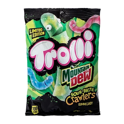 Trolli® Limited Edition Mountain Dew Sour Brite Crawlers Gummi Candy 12.3oz