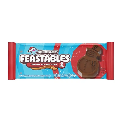 Mr Beast Feastables Creamy Holiday Cups 2.4oz