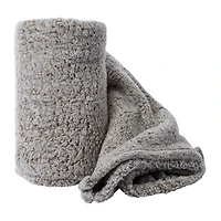 Luxe Collection Marled Sherpa Blanket 50inx60in