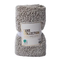 Luxe Collection Marled Sherpa Blanket 50inx60in