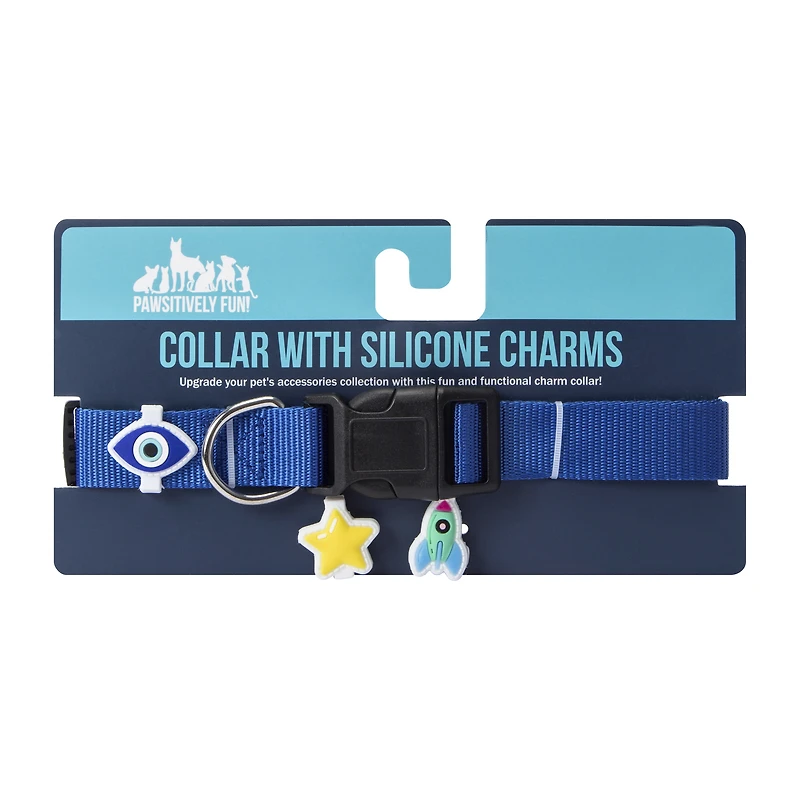 Collar With Silicone Charms