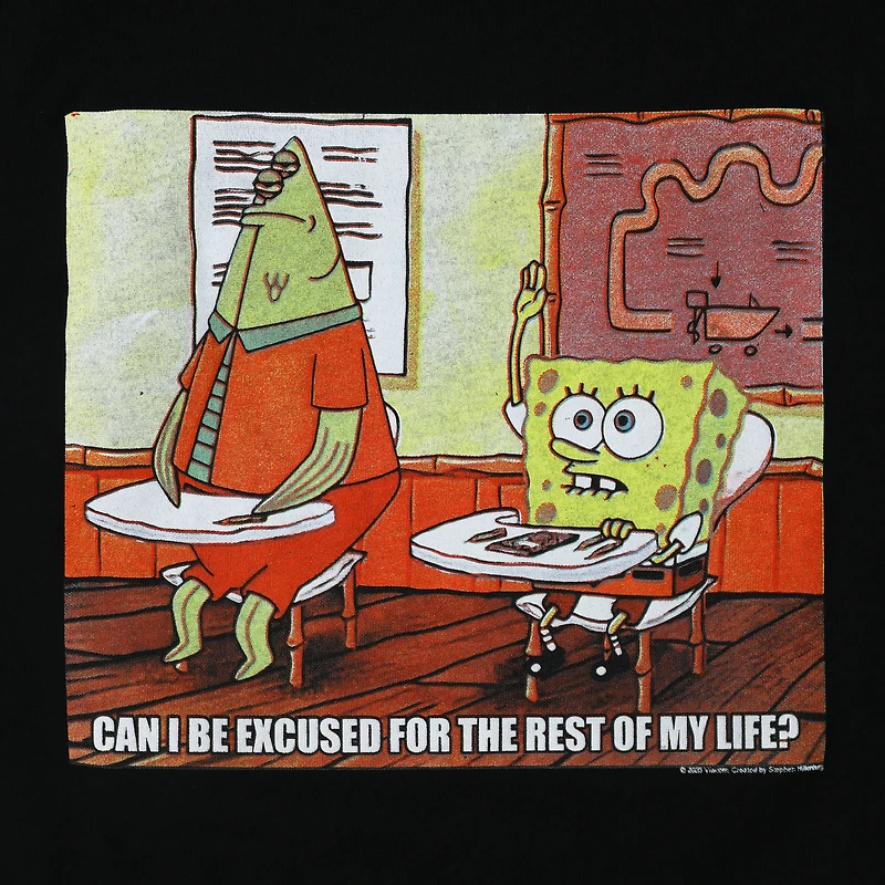 Spongebob Excused Graphic Tee