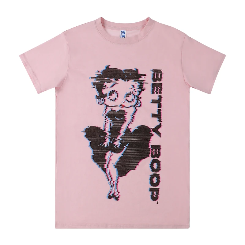 Betty Boop Glitch Graphic Tee