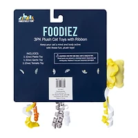 Foodiez Cat Toys With Ribbon 3-Pack