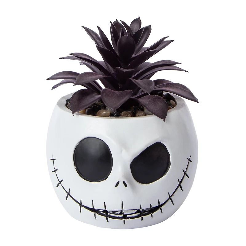 Disney Tim Burton's The Nightmare Before Christmas Jack Skellington Faux Succulent Terrarium