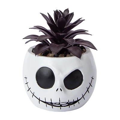 Disney Tim Burton's The Nightmare Before Christmas Jack Skellington Faux Succulent Terrarium